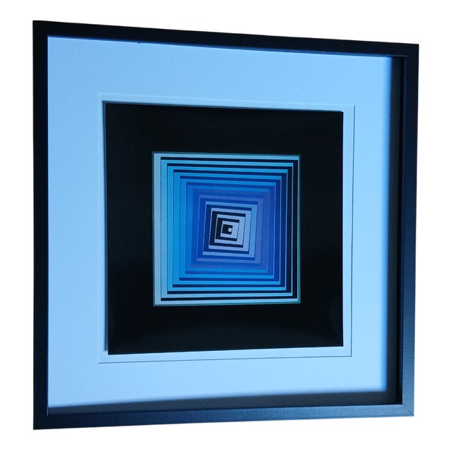 Victor Vasarely, Vonal, 1971, Serigraph, Framed For Sale