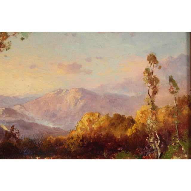 Wood California Landscape Painting by Alexis Podchernikoff For Sale - Image 7 of 12