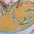 Goldenrod Hand Painted Italian Decorative Tile For Sale - Image 8 of 14