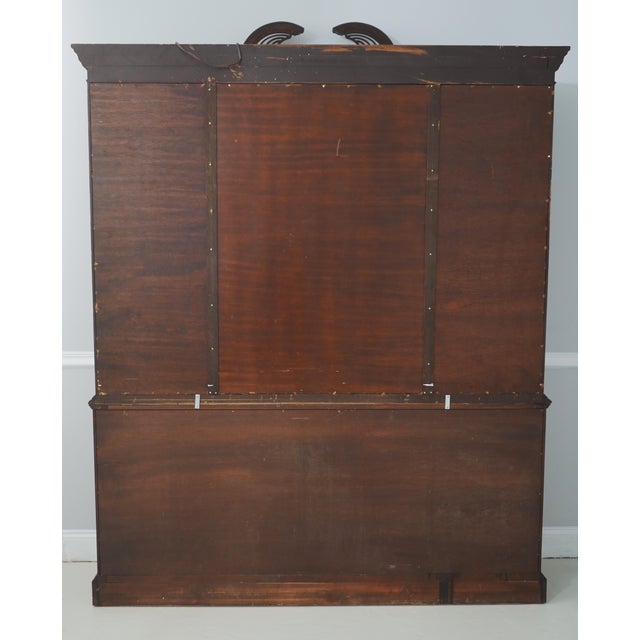 Harden Mahogany 4 Door Breakfront China Cabinet For Sale - Image 17 of 18