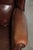 Brown Sheepskin Wing Armchair with Warm Chestnut Color For Sale - Image 8 of 12