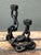 Black Vintage Iron Chain Link Candle Holder For Sale - Image 8 of 12