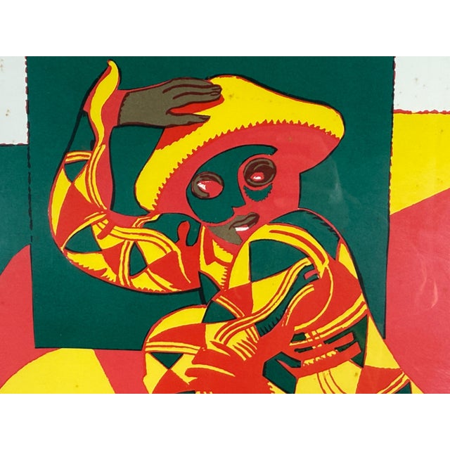 Abstract Vintage Original Milton Glaser Lithograph Print / Poster for Long Wharf Theatre 25 Years For Sale - Image 3 of 8