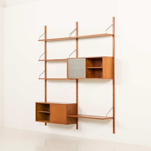 Vintage Two Bay Wall Unit from Hansen and Guldborg, 1960s For Sale - Image 6 of 16