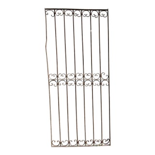 Antique Victorian Iron Gate For Sale