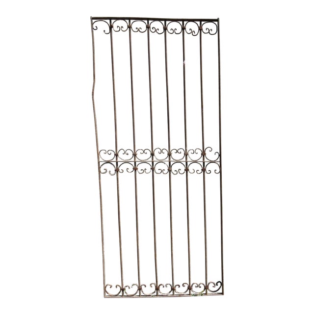 Antique Victorian Iron Gate For Sale
