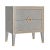 Traditional Modern History Retro Nightstand - Antique Grey For Sale - Image 3 of 3