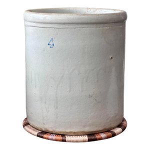 Antique 4 Gallon Stoneware Crock