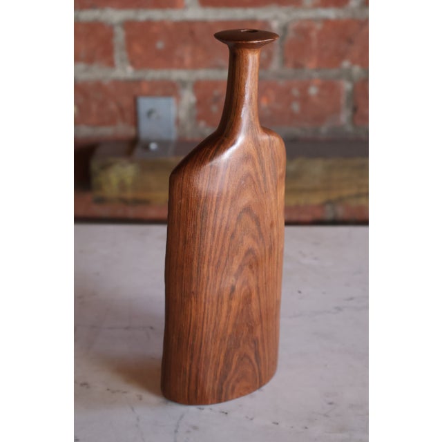 Wood Vase Attributed to Doug Ayers, California, 1970s For Sale - Image 9 of 15