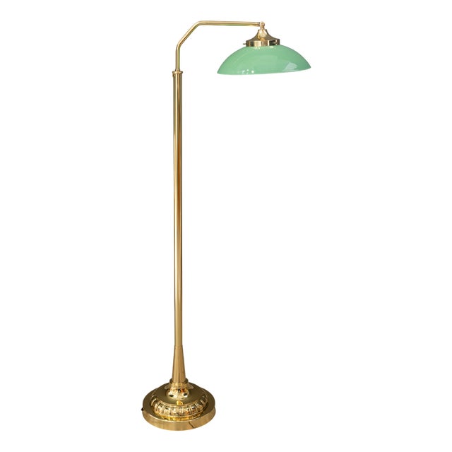 Art Deco Height Adjustable Floor Lamp, 1920 For Sale
