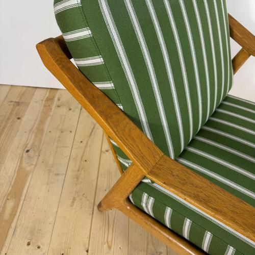 Mid-Century Modern Danish Chair in Teak and Oak Frame from Brockmann-Petersen, 1950s For Sale - Image 11 of 12