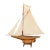 English Pond Sailing Yacht on Stand From the Edwardian Era (H 61 1/2 X W 56) For Sale