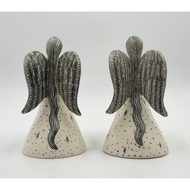 Metal Emilia Castillo Angelical Silver & Porcelain Candleholders, Mexico, 1996 For Sale - Image 7 of 18