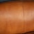 French 2-Seater Tan Sheepskin Leather Sofa For Sale - Image 12 of 16