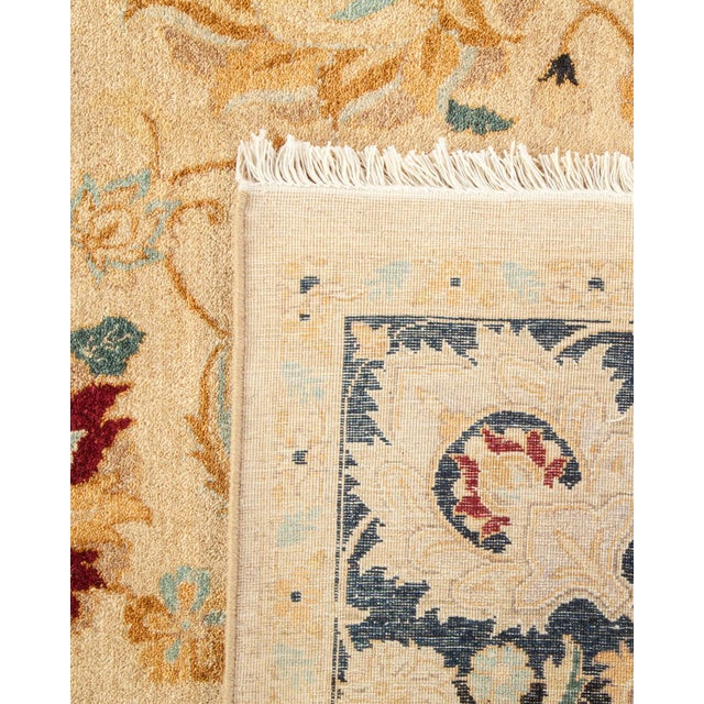 2010s Mogul Collection Hand-Knotted Area Rug - Ivory Collection 6' 2" X 9' 0" For Sale - Image 5 of 10
