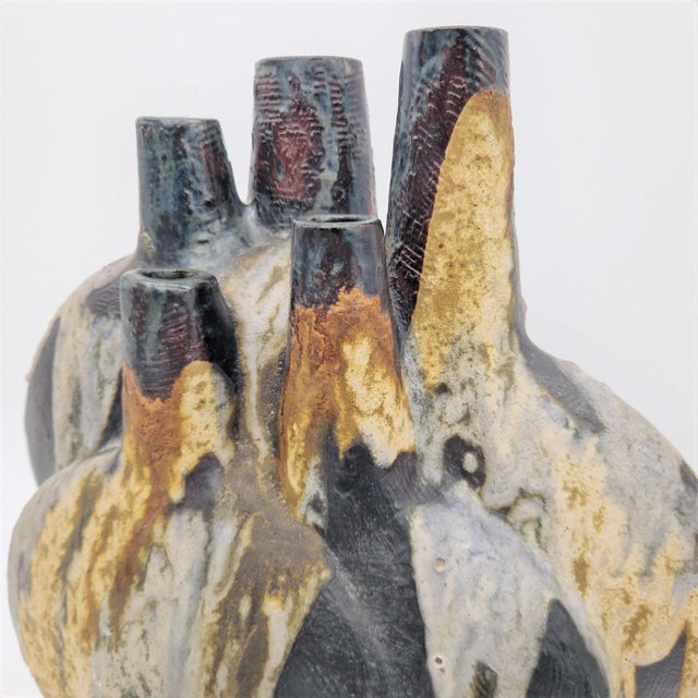 Fat Lava Ceramic Vase by Helmut Friedrich Schäffenacker, 1960s, in Flawless conditions. Designed 1960 to 1969 This piece...