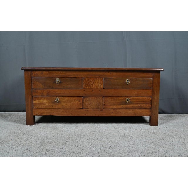 Small Teak Chest from Pondicherry, 1890s For Sale - Image 9 of 18