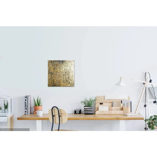 Gold Leaf Contemporary Painting "Gold" by Martha Holden For Sale In Los Angeles - Image 6 of 6