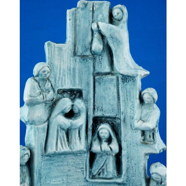 Majolica Ceramic Sculpture by Giuseppe Rossicone, 1950s For Sale - Image 9 of 18