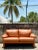 Chocolate Vintage Boho Tobia Scarpa for B&b Italian Leather “Coronado” Loveseat For Sale - Image 8 of 9