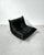 Mid-Century Modern French Togo Lounge Chair in Black Leather by Michel Ducaroy for Ligne Roset, 1970s For Sale - Image 3 of 12