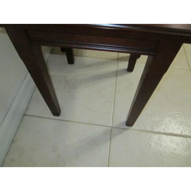 Wood 1970s Vintage Nesting Tables Dark Color by Bombay Set of Two For Sale - Image 7 of 9