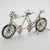 Vintage Italian Handmade Genuine Silver Tandem Bicycle Figurine, 1980s For Sale - Image 12 of 12