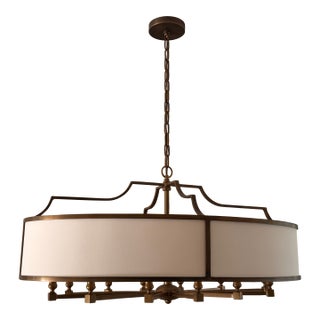 Paul Ferrante Crescent Heights 40" Pendant Chandelier, Architectural Digest Published Design For Sale