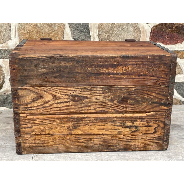 1920's Antique Wood Beverage Crate Prohibition Era For Sale - Image 9 of 13