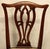 Mid 20th Century Wood Frame Floral Seat Chair For Sale - Image 4 of 15