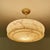 Modern Art Deco Ivory Marble Glass Pendant Light, 1930s For Sale - Image 3 of 18