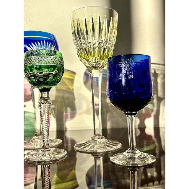 Crystal Roemer Glasses from Baccarat, Set of 11 For Sale - Image 12 of 18