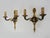 Empire Double-Light Bronze Arrow Wall Sconces, 1950s, Set of 2 For Sale - Image 6 of 10