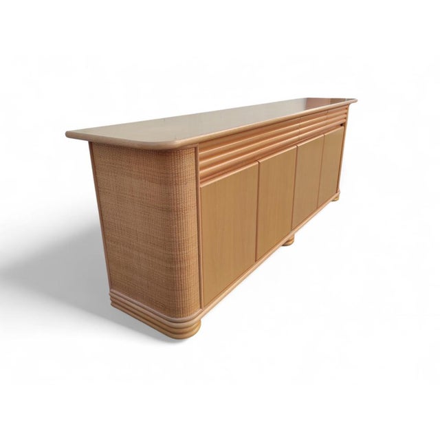 1960s Bamboo Sideboard by Roberti Rattan, 1960s For Sale - Image 5 of 18