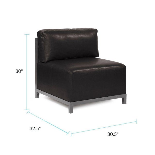 Kenneth Ludwig Chicago Axis Chair Avanti Black Titanium Frame For Sale - Image 4 of 5