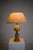 French Neoclassical Trompe-'Œil Painted Ceramic Table Lamp, 1960s For Sale - Image 12 of 14
