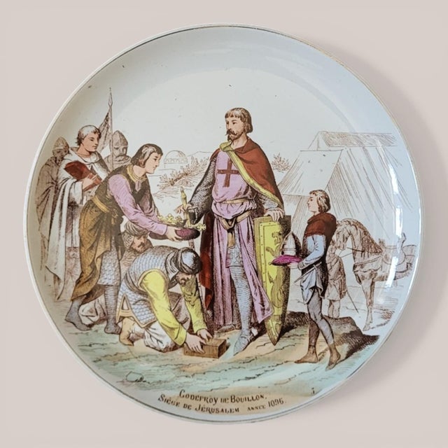 Plates from Creil & Montereau, 1890s, Set of 12 For Sale - Image 4 of 17