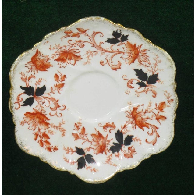 Mid 19th Century Antique, Paragon China, Teacup & Saucer Gold Gilt, Fine Bone China, England Porcelain For Sale - Image 5 of 12