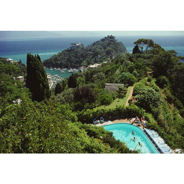 Slim Aarons, Portofino Villa, 1977 / 2020s, Digital Print For Sale - Image 3 of 3