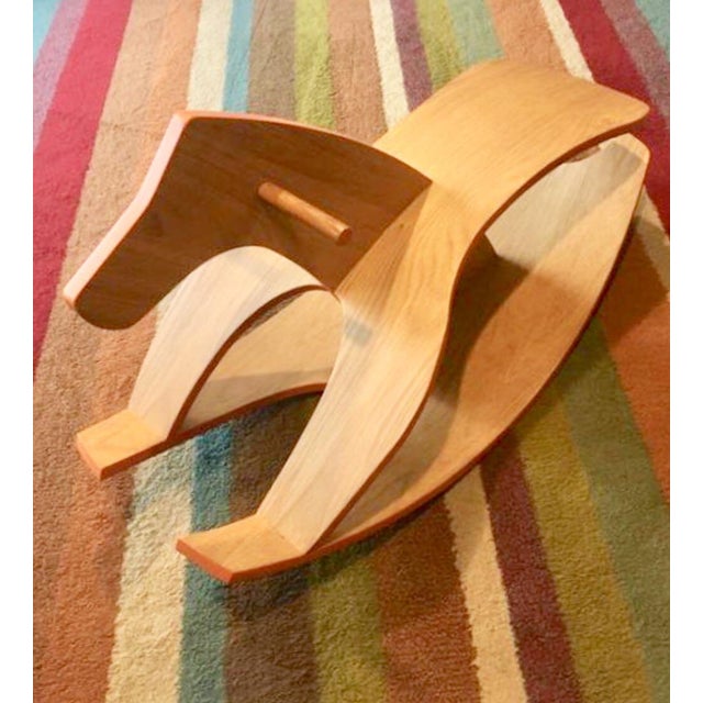 Modernist Creative Playthings Style Bentwood Child Kid’s Rocking Horse