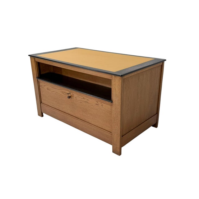 Art Deco Modernist Free-Standing Desk by J.A. Muntendam for L.O.V. Oosterbeek, 1920s For Sale - Image 3 of 18