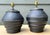 Contemporary Vintage Greek Painted Terracotta Lamps - A Pair For Sale - Image 3 of 12