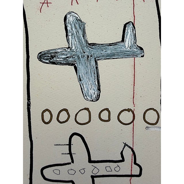 White Jean Michel Basquiat (1960-1988), Untitled (Vehicles), 1981,Copyright Estate of Jean Michel Basquiat, Licensed by Artestar New York, Printed in the Uk For Sale - Image 8 of 11