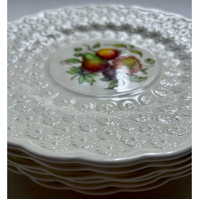 Early 20th Century Spode England "Alden" Luncheon Plates - Set of 6 For Sale - Image 10 of 17
