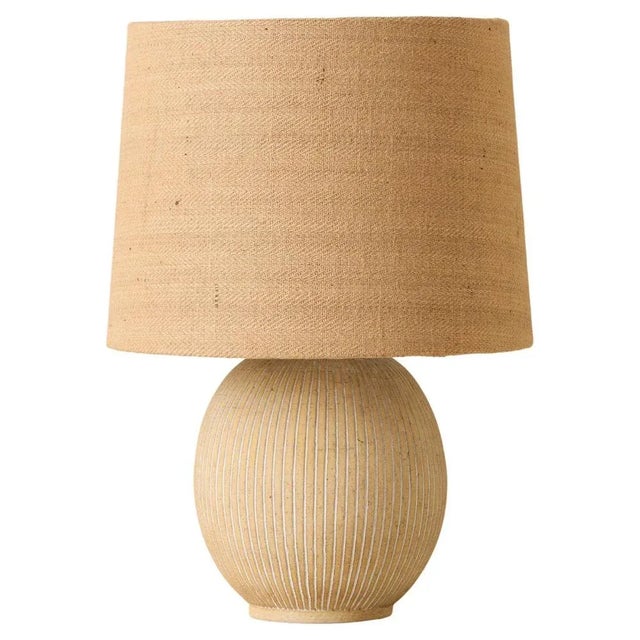 Ceramic Large Swedish Table Lamp by Edgar Böckman, 1950s For Sale - Image 7 of 7