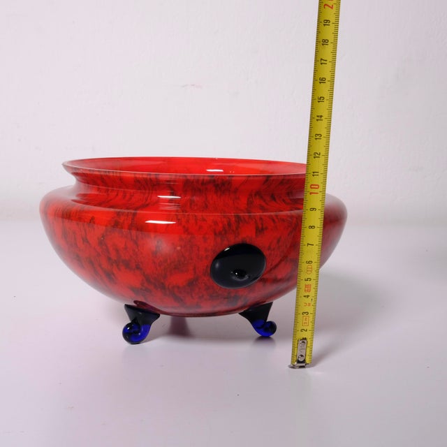 Art Deco Murano Glass Vase, 1990s For Sale - Image 9 of 11