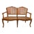 Vintage French Louis XV Style Caned Bench For Sale