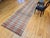 Vintage American Rag Runner, Hand-Woven Wool & Cotton, Ivory & Red Stripe Pattern, 3x13 For Sale - Image 12 of 14