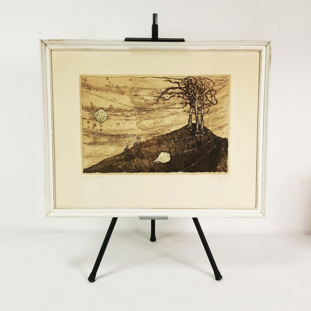 Lars Bo, Surreal Graphics, 1960s, Aquatint Etching For Sale - Image 12 of 14