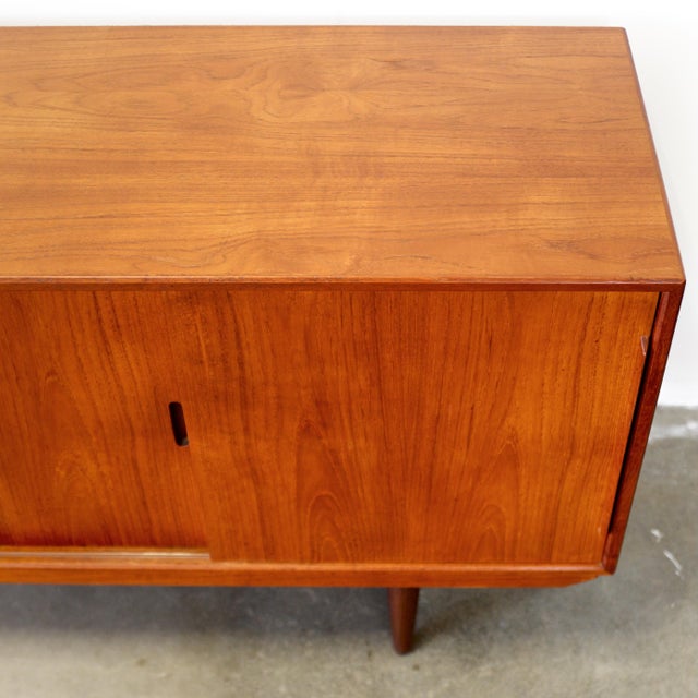 1950s Danish Teak Sideboard For Sale - Image 12 of 17
